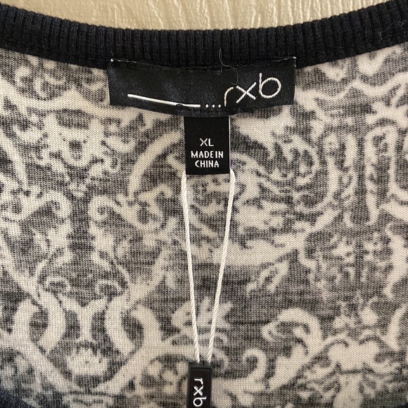 rxb peekaboo long sleeve womens blouse - XL - Picture 3 of 10